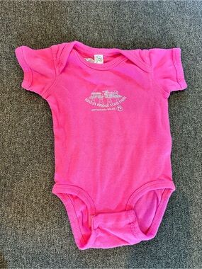 🤑EU Hot Pink Kinzua Bridge State Park Onesie Bodysuit🤑